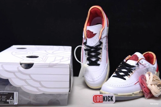 Reps TBK Jordan DJ4375-106 Retro SP Off-White 2 Low Red White 0718